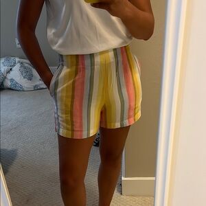Striped Multicolor Women's Shorts